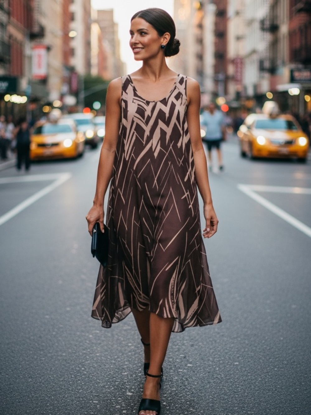 ANTHROPOLOGIE FLOREAT SERENGETI MIDI A-Line Dress size S NWOT
